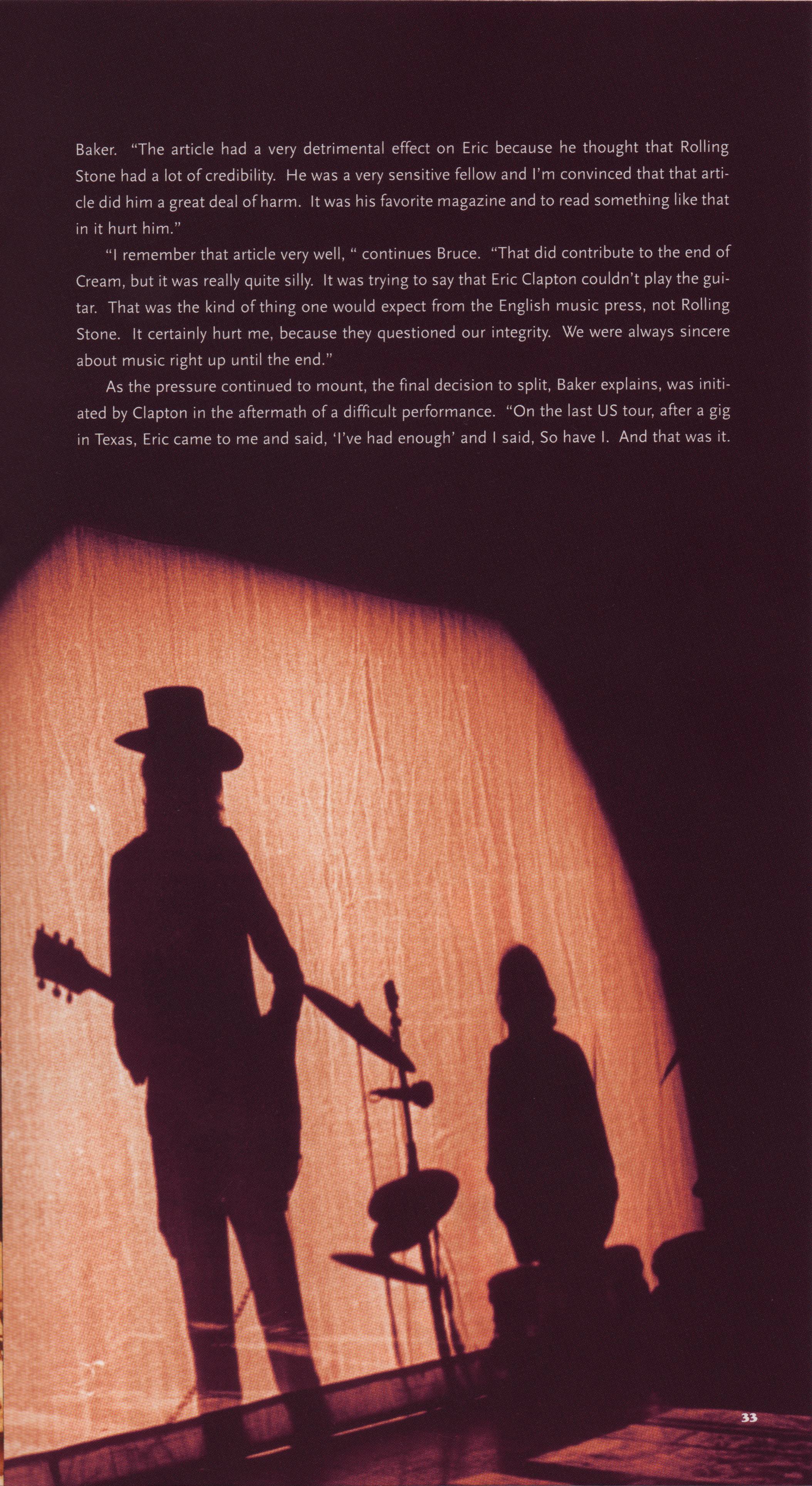 Cream Those Were the Days : Booklet 33